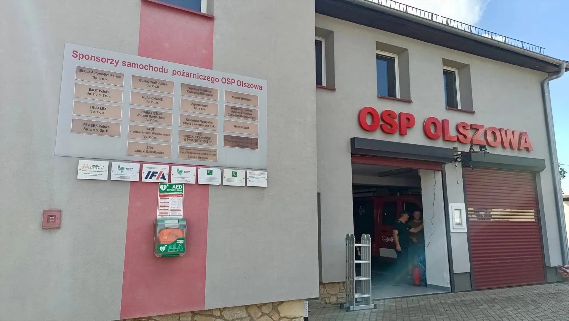 Gmina Ujazd - OSP Olszowa i OSP Ujazd KSRG
