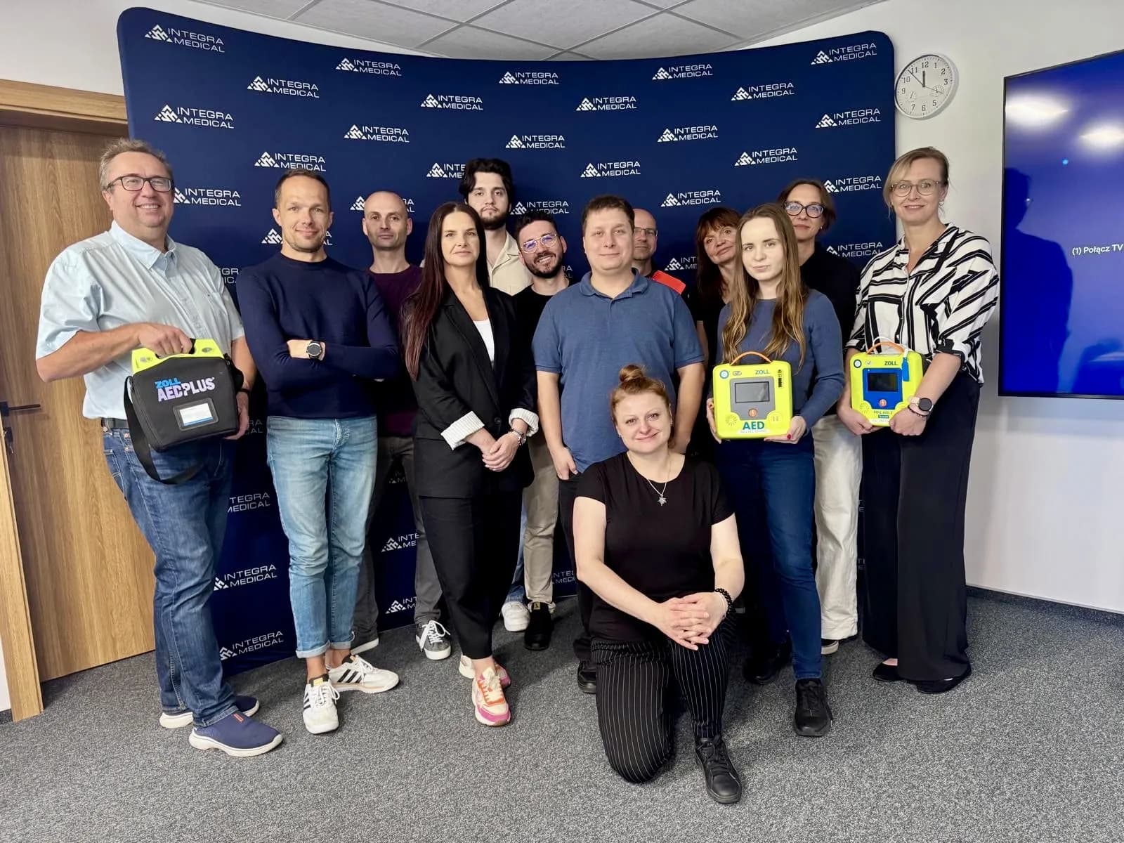 Praca z magazynem i sprzętem ratunkowym podczas szkolenia