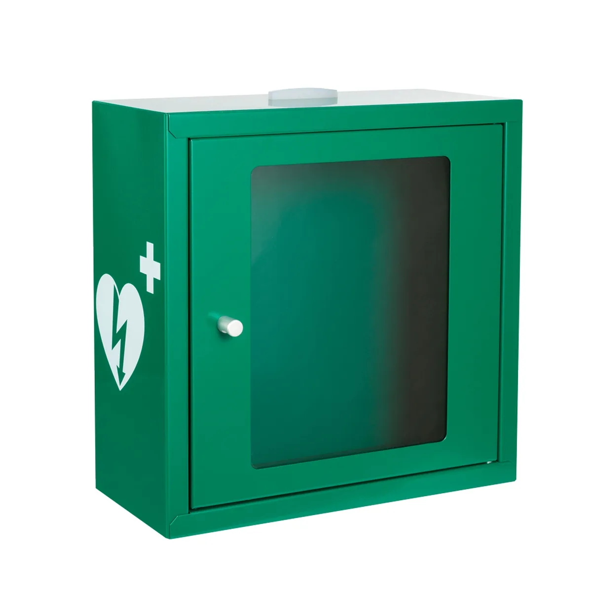 Szafka na defibrylator ASB 2020 Audio LED Magnet (zielona), 30 × 30 × 13 cm