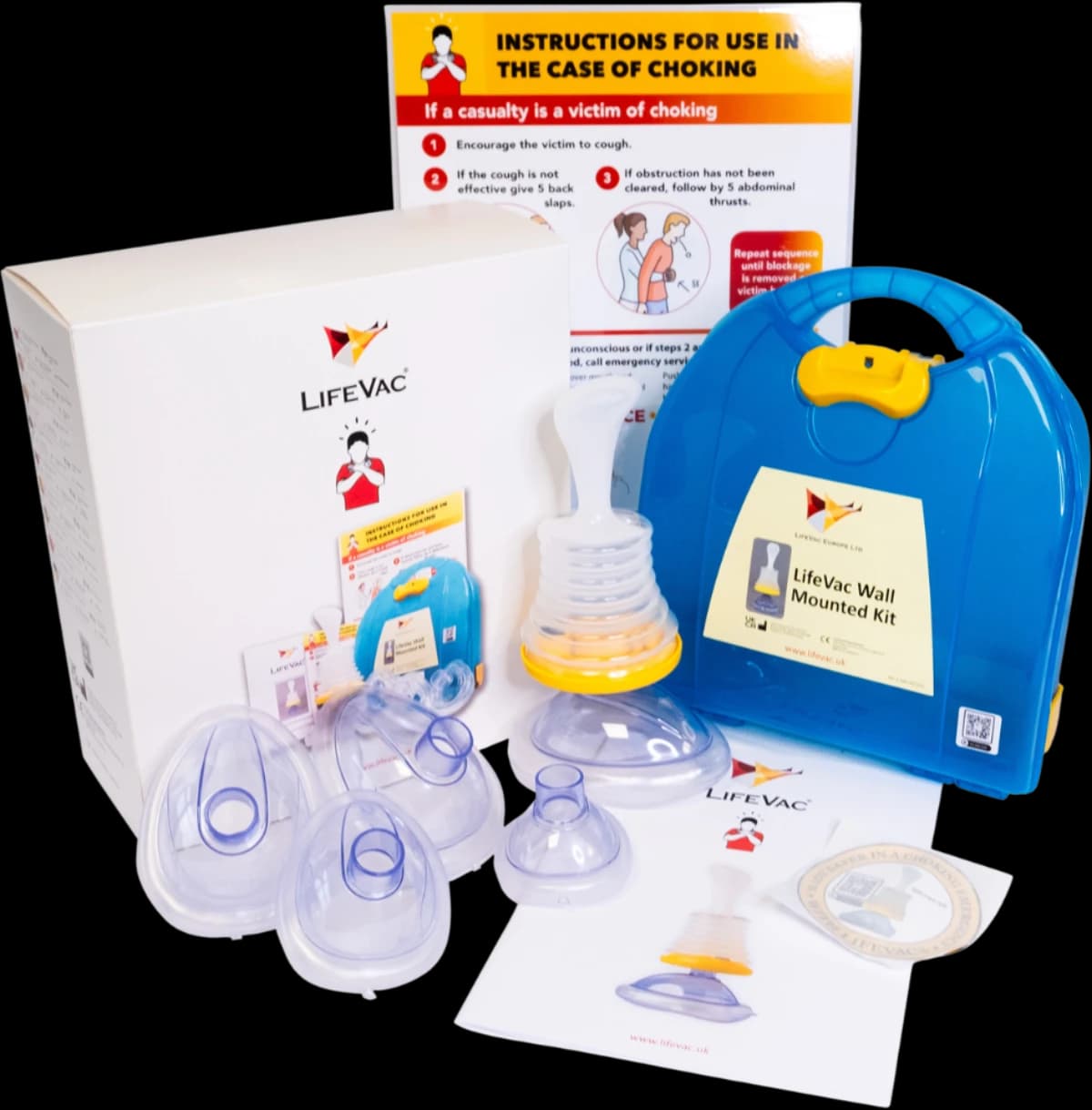 LifeVac Wall Mounted Kit - urządzenie do udrażniania dróg oddechowych